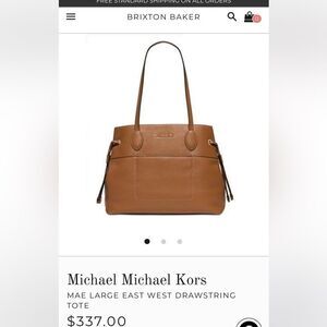 Michael Kors Large East West MAE Tote in Acorn